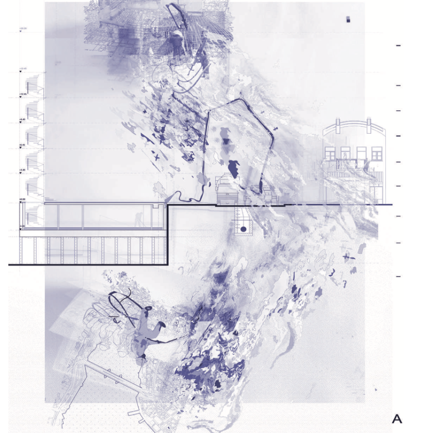 Section A Re-configured: Entanglements of Water, Concrete, and Site. 