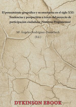 Cubierta del libro El pensamiento geográfico y su enseñanza en el siglo XXI
